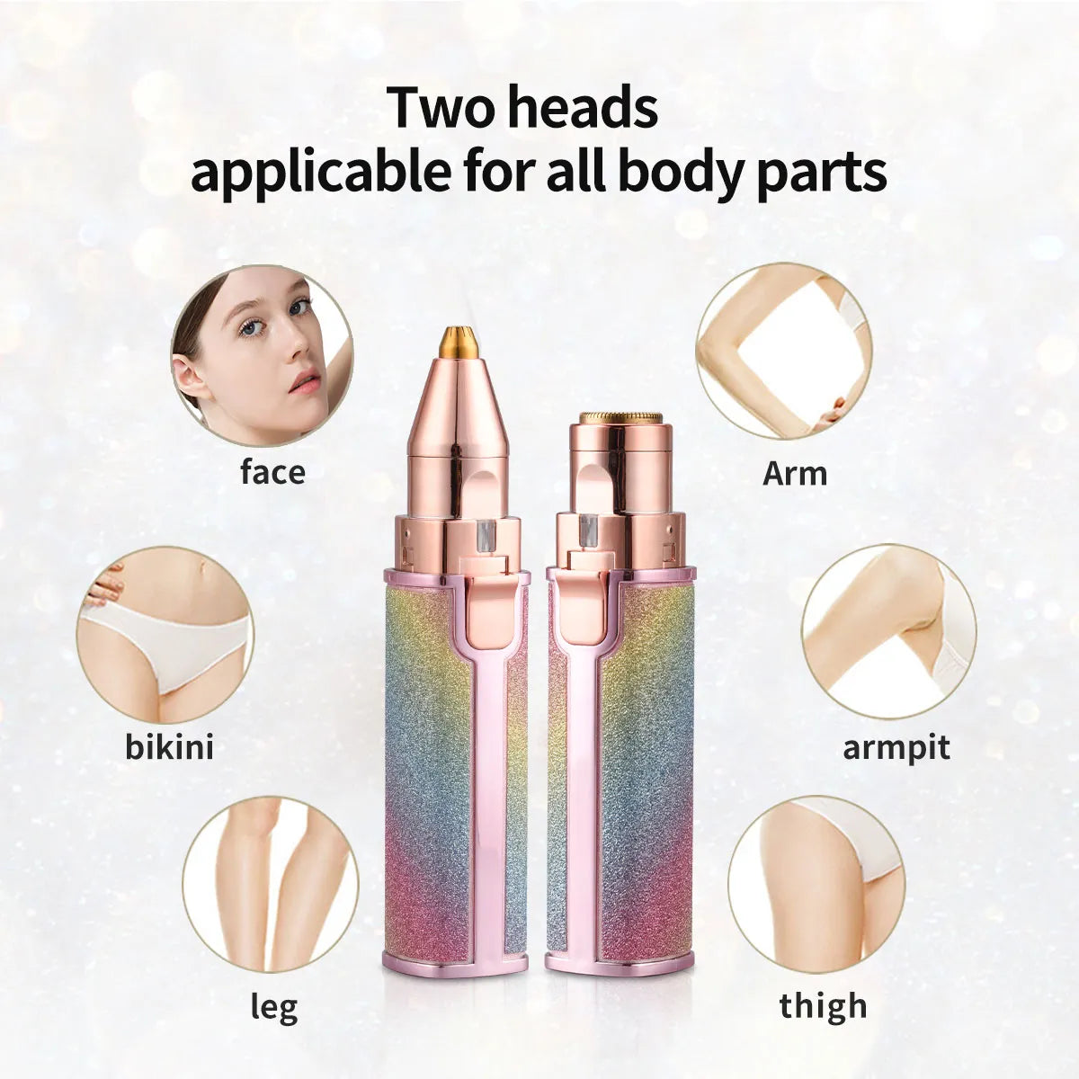 2 in 1 Hair Remover Trimmer